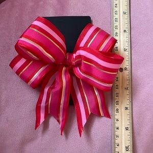 Handmade Wired Ribbon Bow Barrette